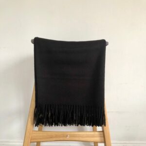 Black Luxurious Baby Alpaca Wrap, Pure Alpaca Peru, alpaca soft warm throw, wrap, scarf, Peruvian alpaca, luxury gift for her, ultra soft
